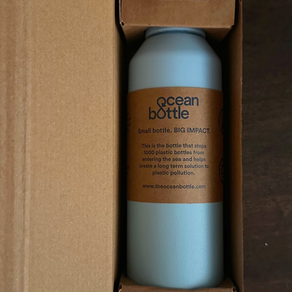 Ocean Bottle in Sky Blue - 500ml Stainless Steel  - NEW IN BOX